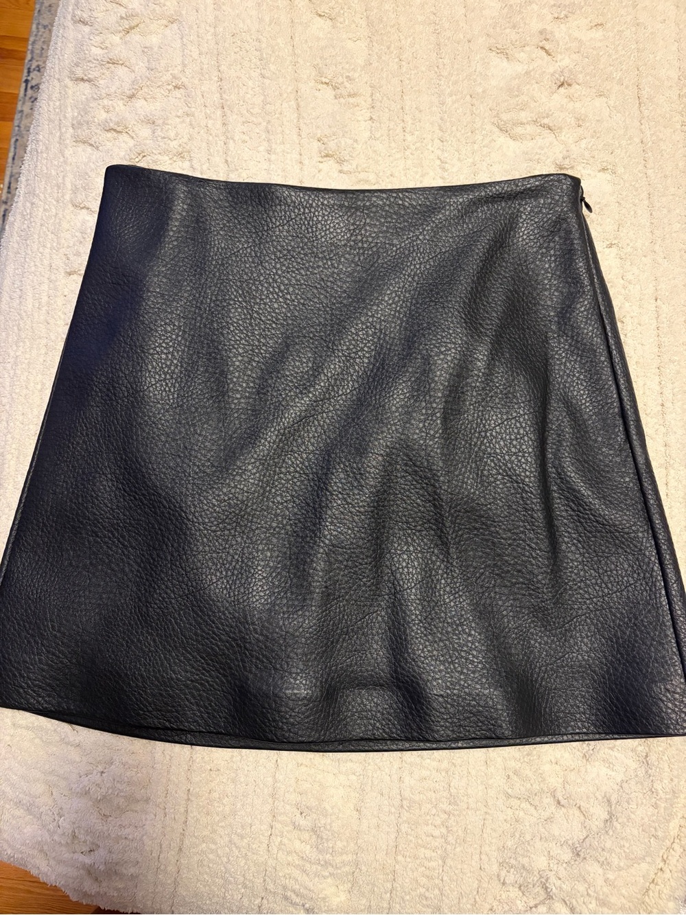 8 | Express Black Faux Leather Mini Skirt